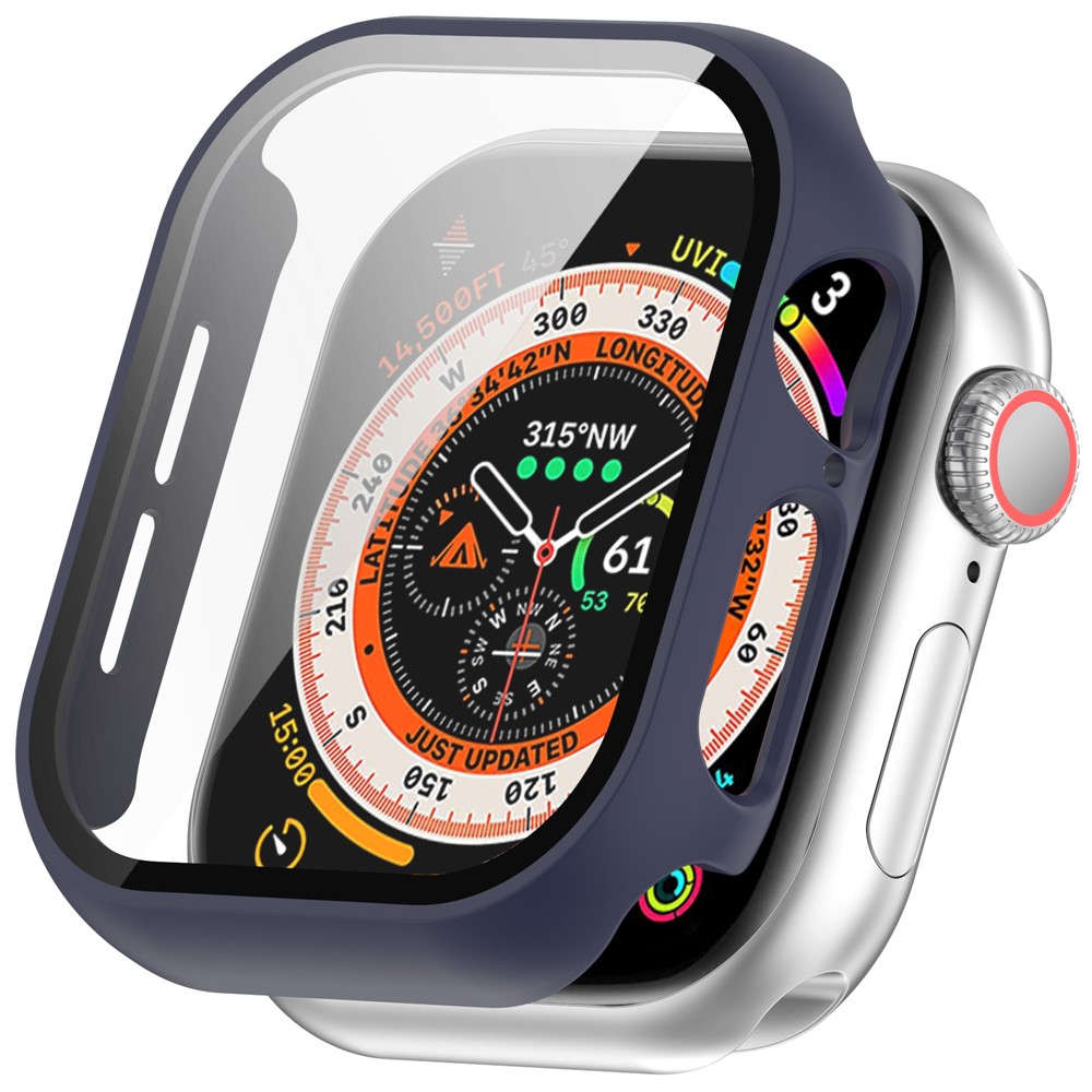 Apple Watch Series10/11 42mm - Hard Case With Tempered Glass Midnight Blue
