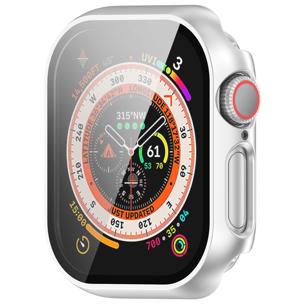 Apple Watch Series10/11 42mm - Hard Case With Tempered Glass Silver - 5