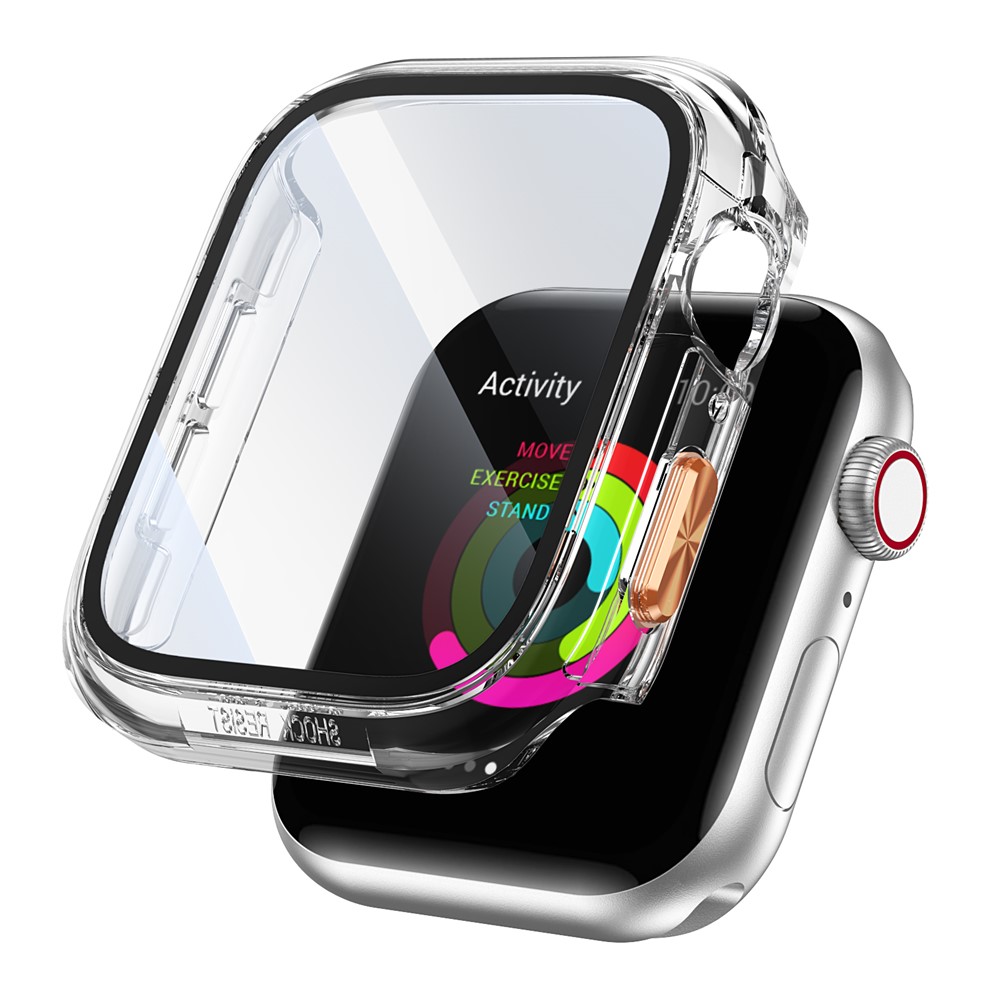 Apple Watch Series10/11 46mm - Orange Texture Button Transparent