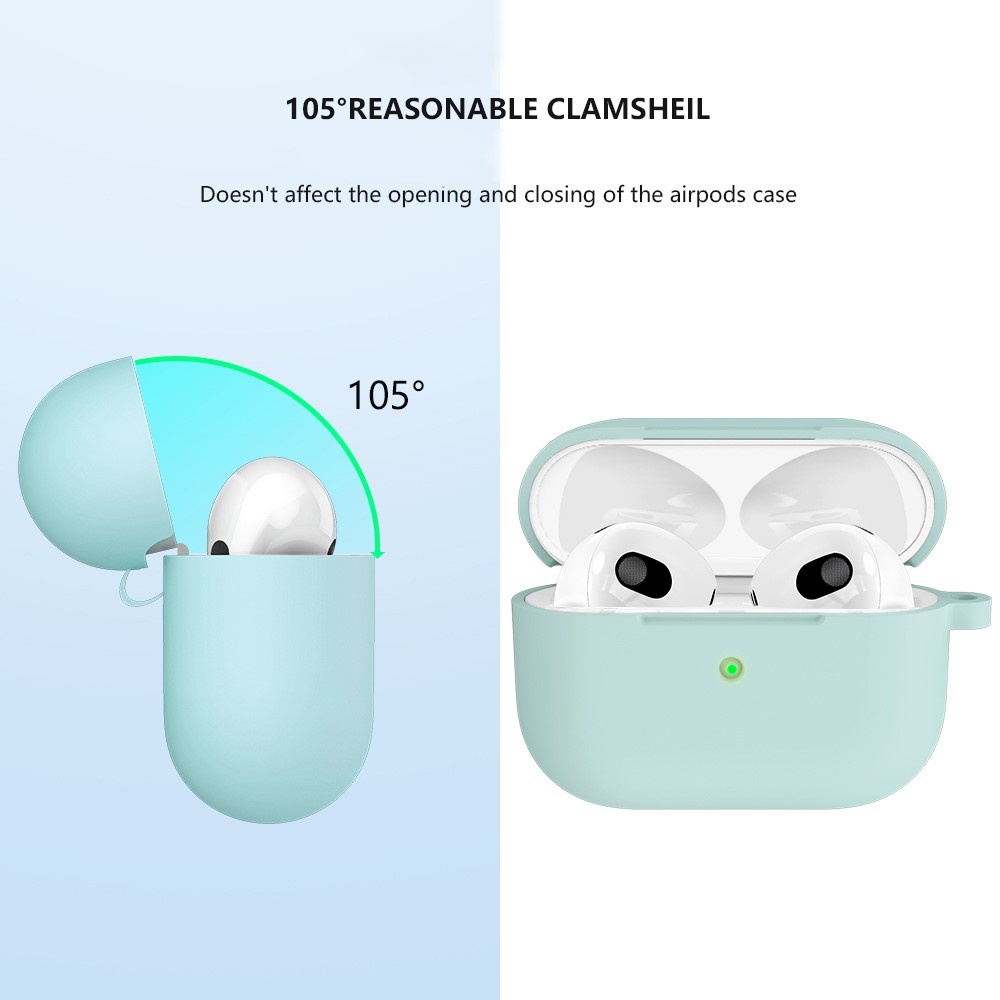 Apple AirPods 3 - Silicone Cover Light Green - 2