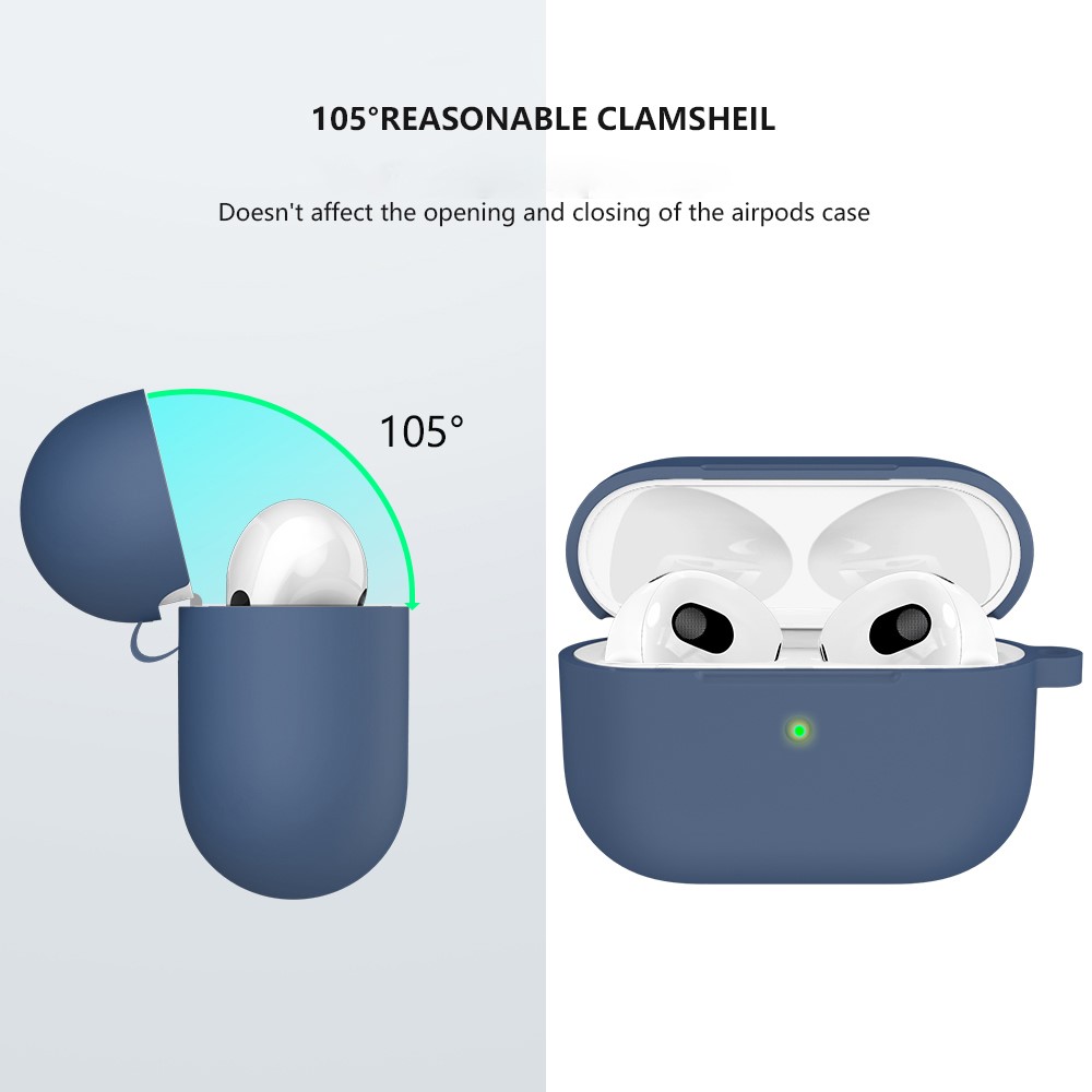 Apple AirPods 3 - Silicone Cover Midnight Blue - 2