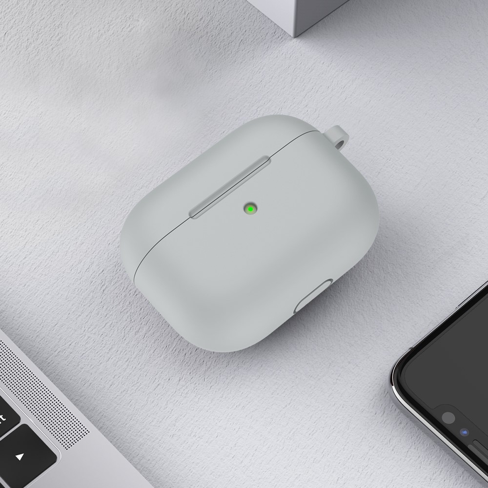 Apple AirPods 3 - Silicone Cover Light Grey - 5