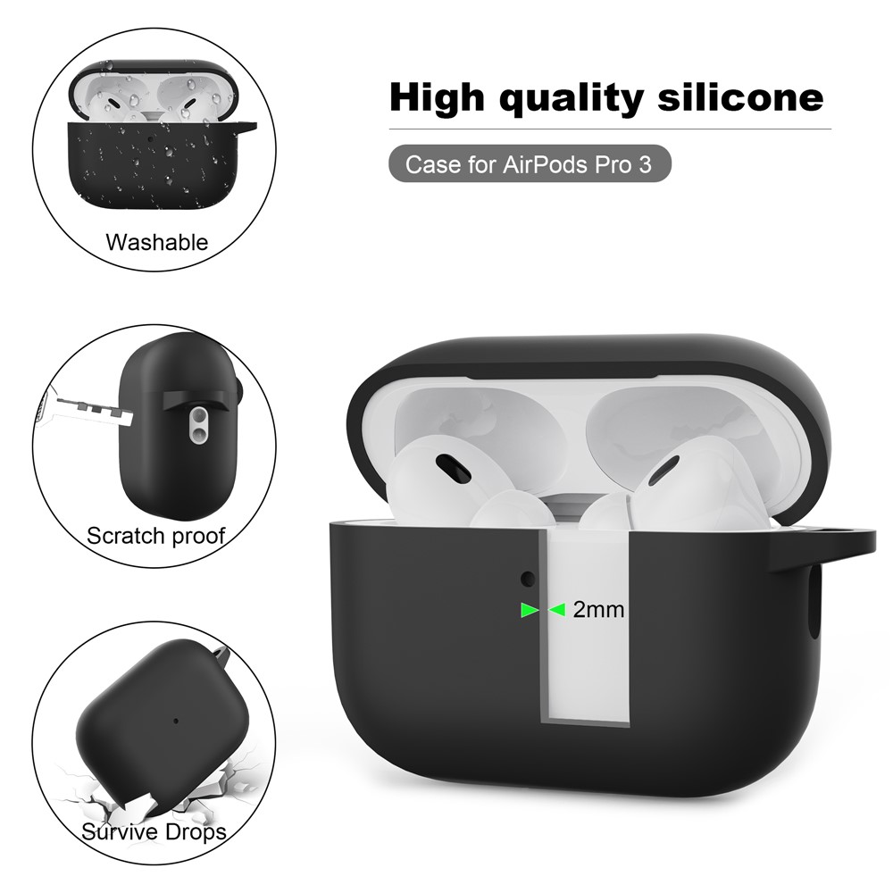 Apple AirPods Pro 3 - Silicone Cover White - 3