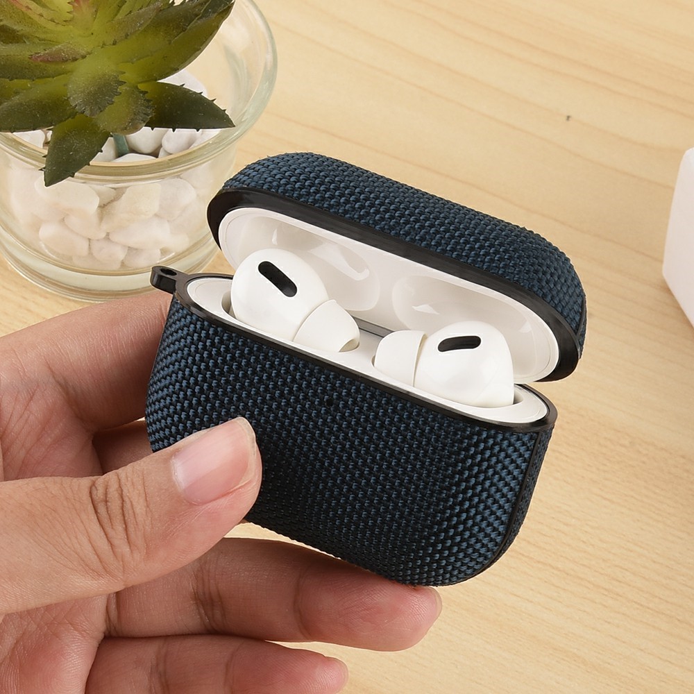 Apple AirPods Pro 3 - Case Nylon With Hanging Buckle Blue - 2