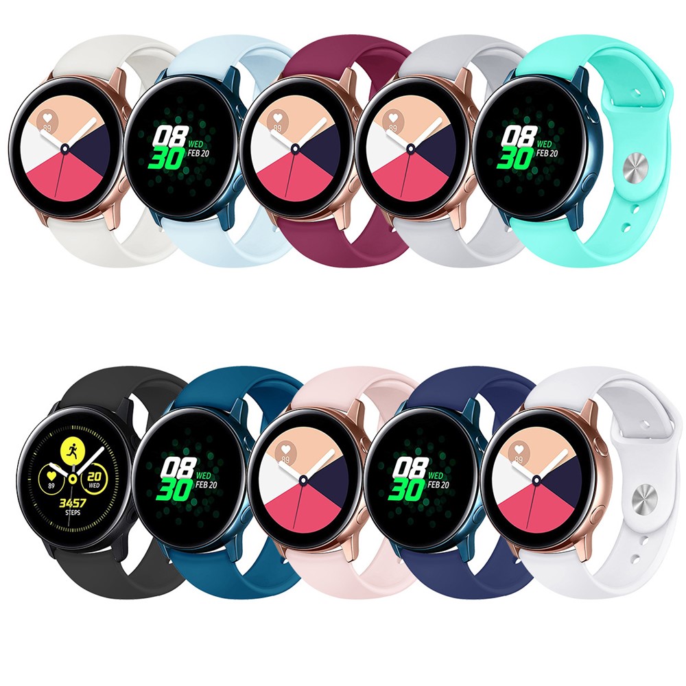 SmartWatch Band - Silicone 20mm Black - 5