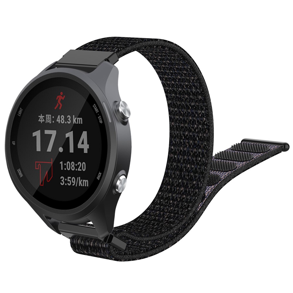 SmartWatch Band 20mm - Nylon Velcro Black - 2