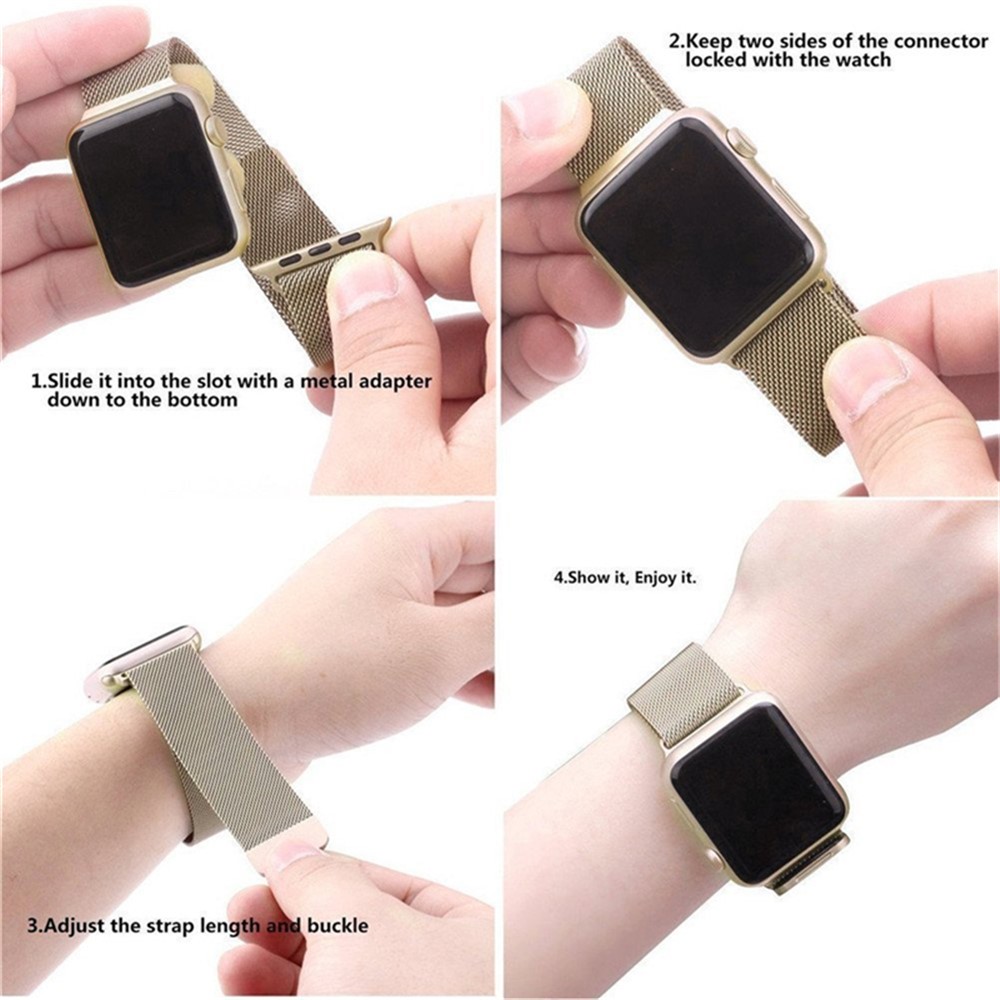Apple Watch 44mm - Milanese Band Black - 7