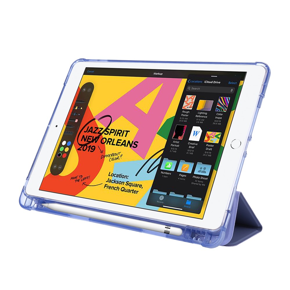 iPad 10.2 2019/2020 - Deformable Stand Leather Purple - 5