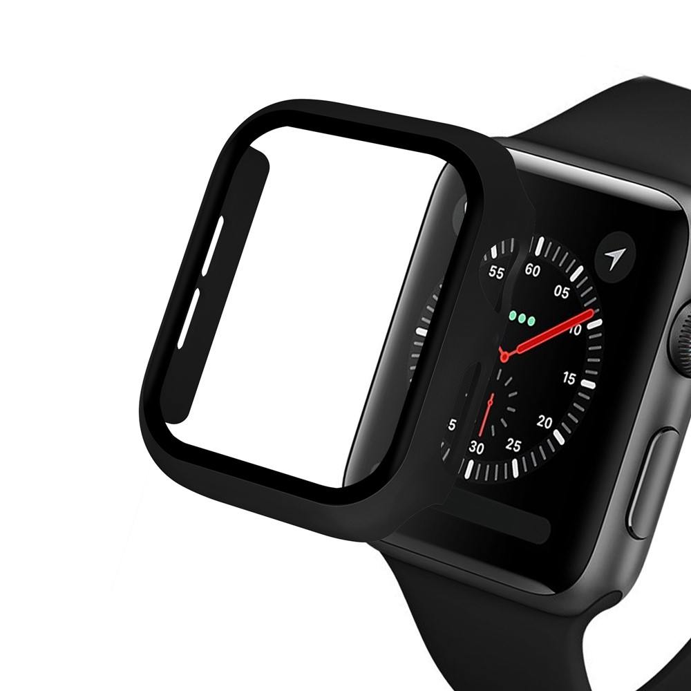 Apple Watch 44mm - PC + Tempered Glass Black - 3