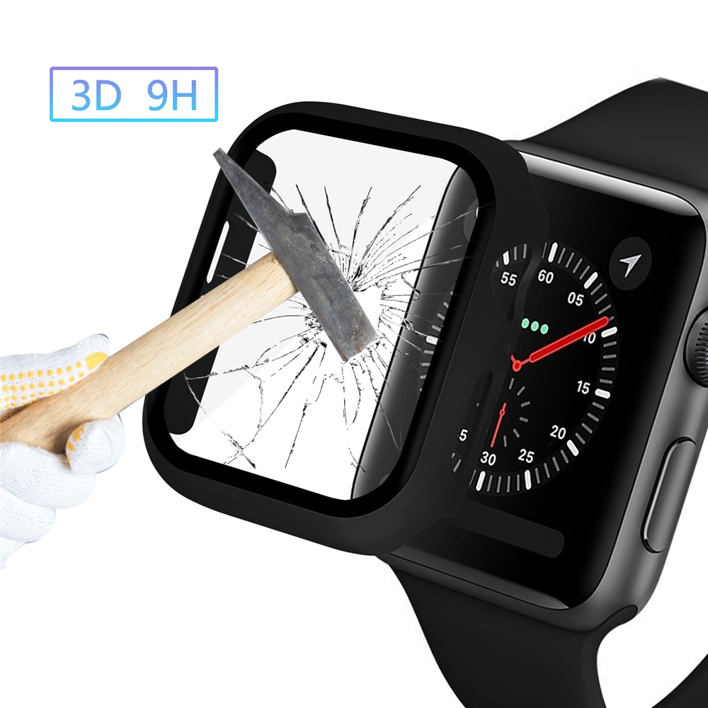 Apple Watch 44mm - PC + Tempered Glass Black - 4