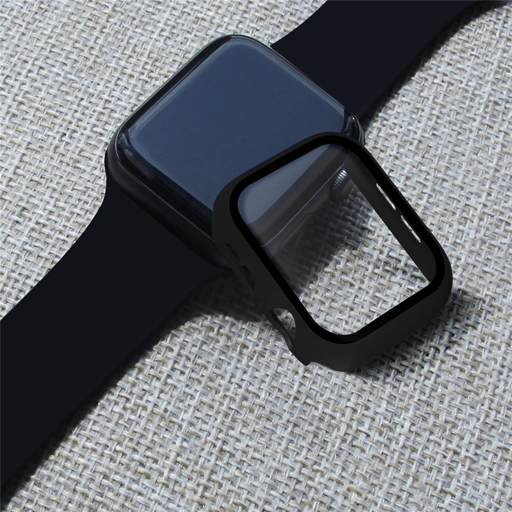 Apple Watch 44mm - PC + Tempered Glass Black - 5