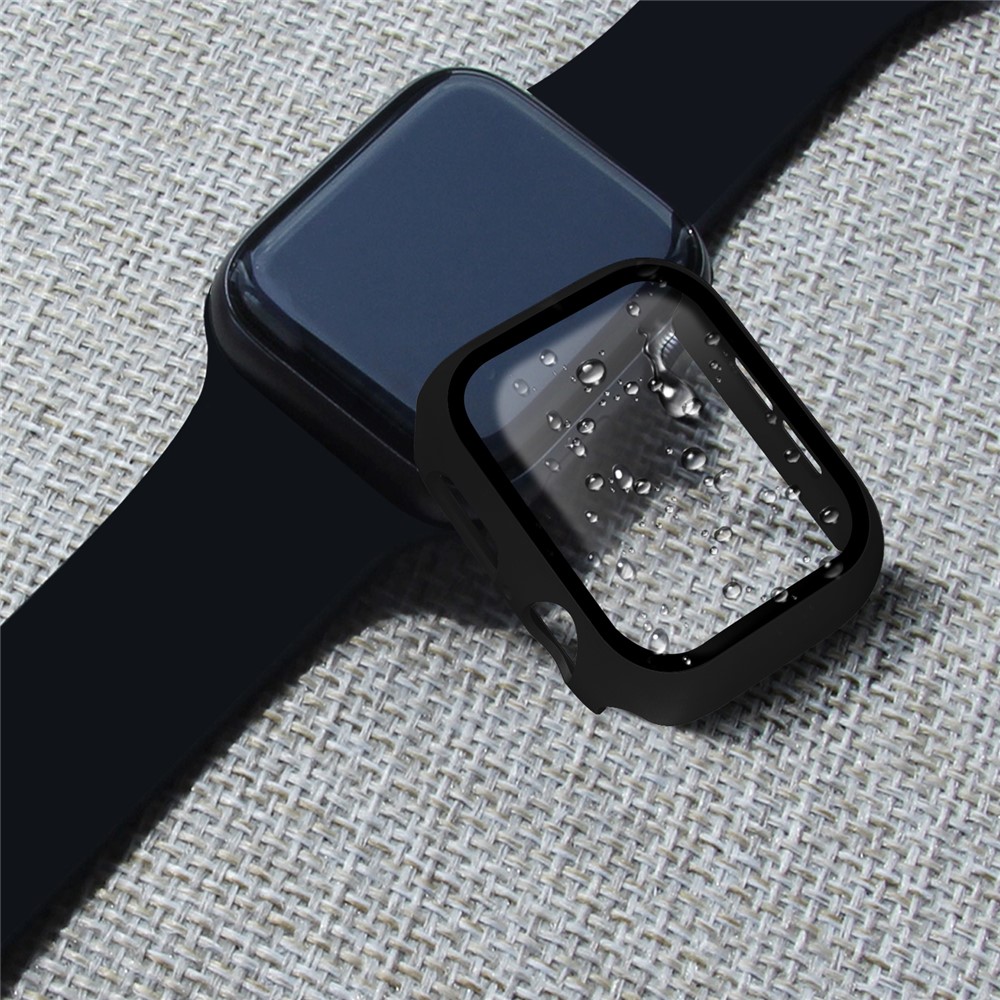 Apple Watch 44mm - PC + Tempered Glass Black - 6