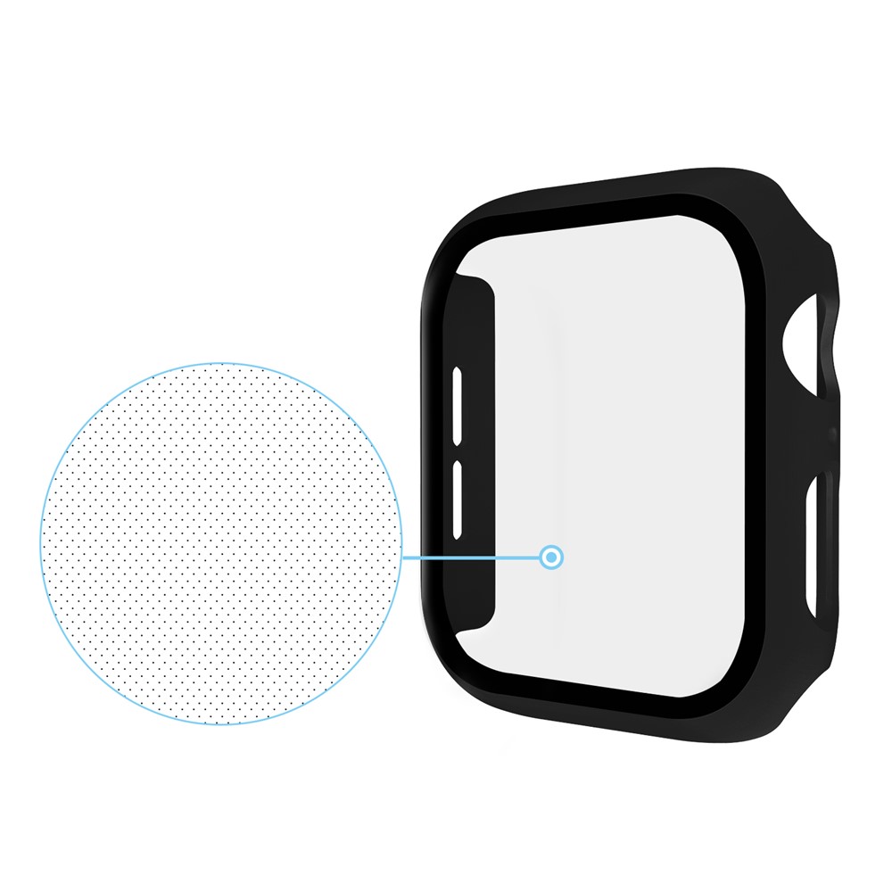 Apple Watch 44mm - PC + Tempered Glass Black - 8