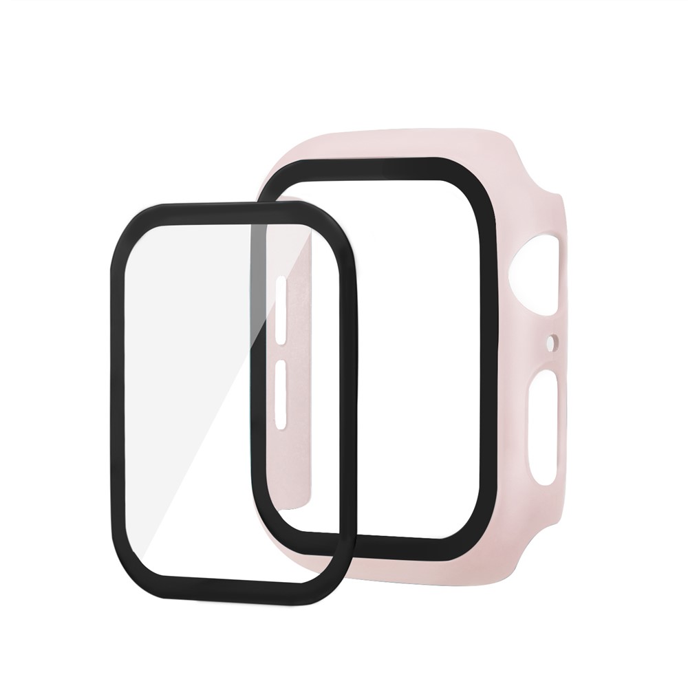 Apple Watch 44mm - PC + Tempered Glass Pink