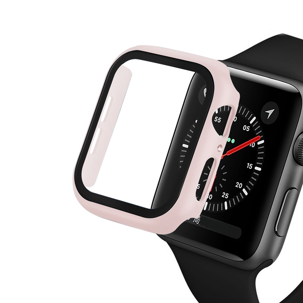 Apple Watch 44mm - PC + Tempered Glass Pink - 3