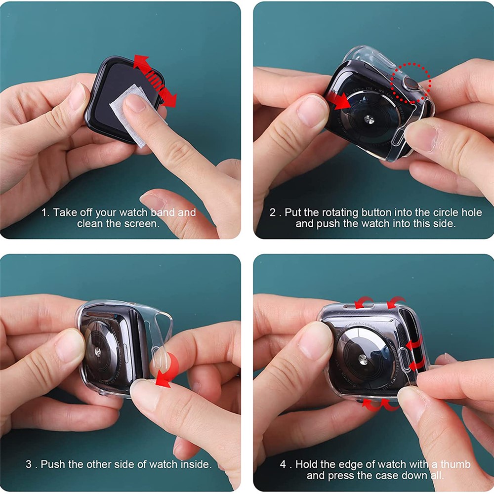 Apple Watch 41mm - TPU Transparent - 6