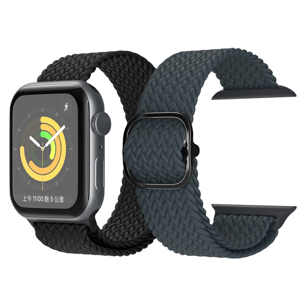 Apple Watch 45mm - Nylon Braided Black - 4