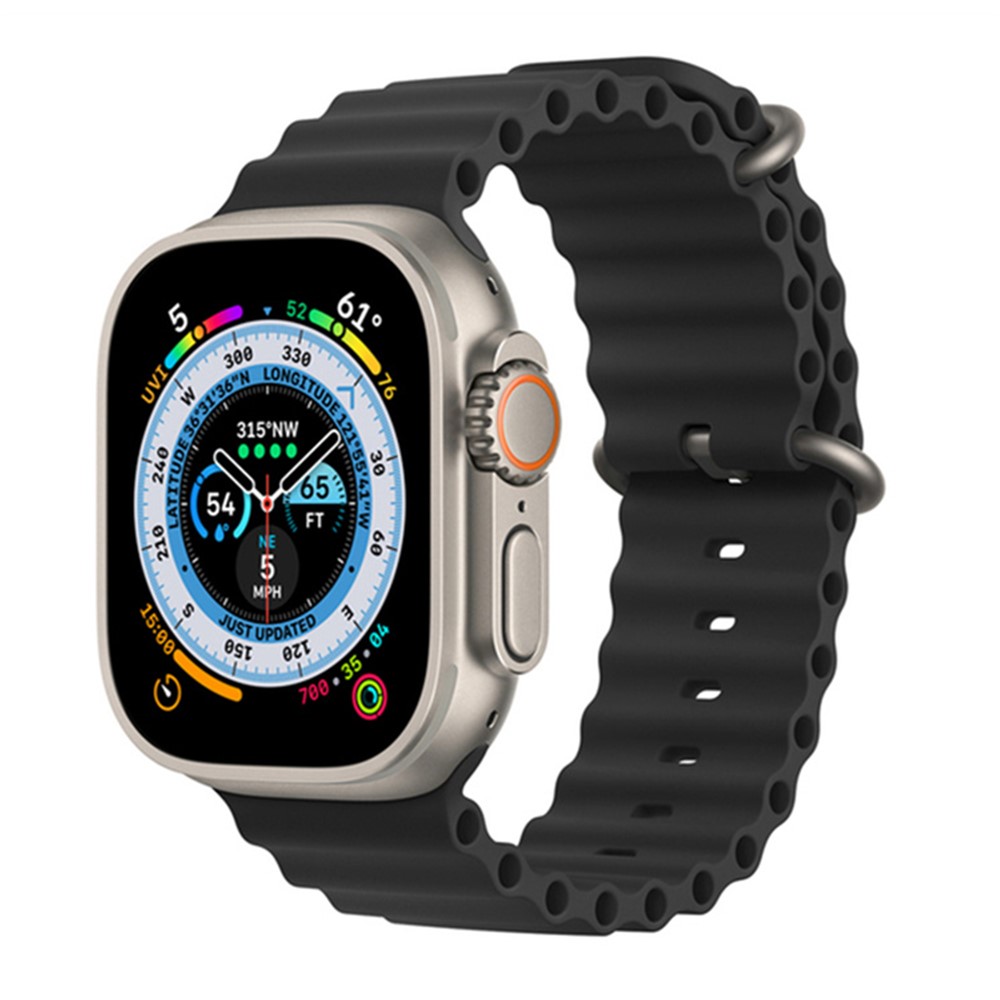 Apple Watch 45/49mm - Ocean Band Black - 3