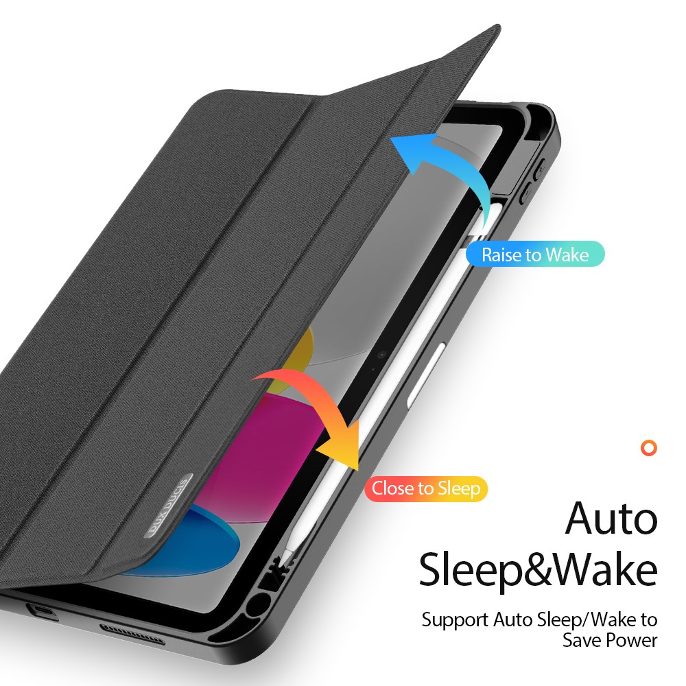 iPad 10.9 2022 - DUX DUCIS Domo Series Black - 7
