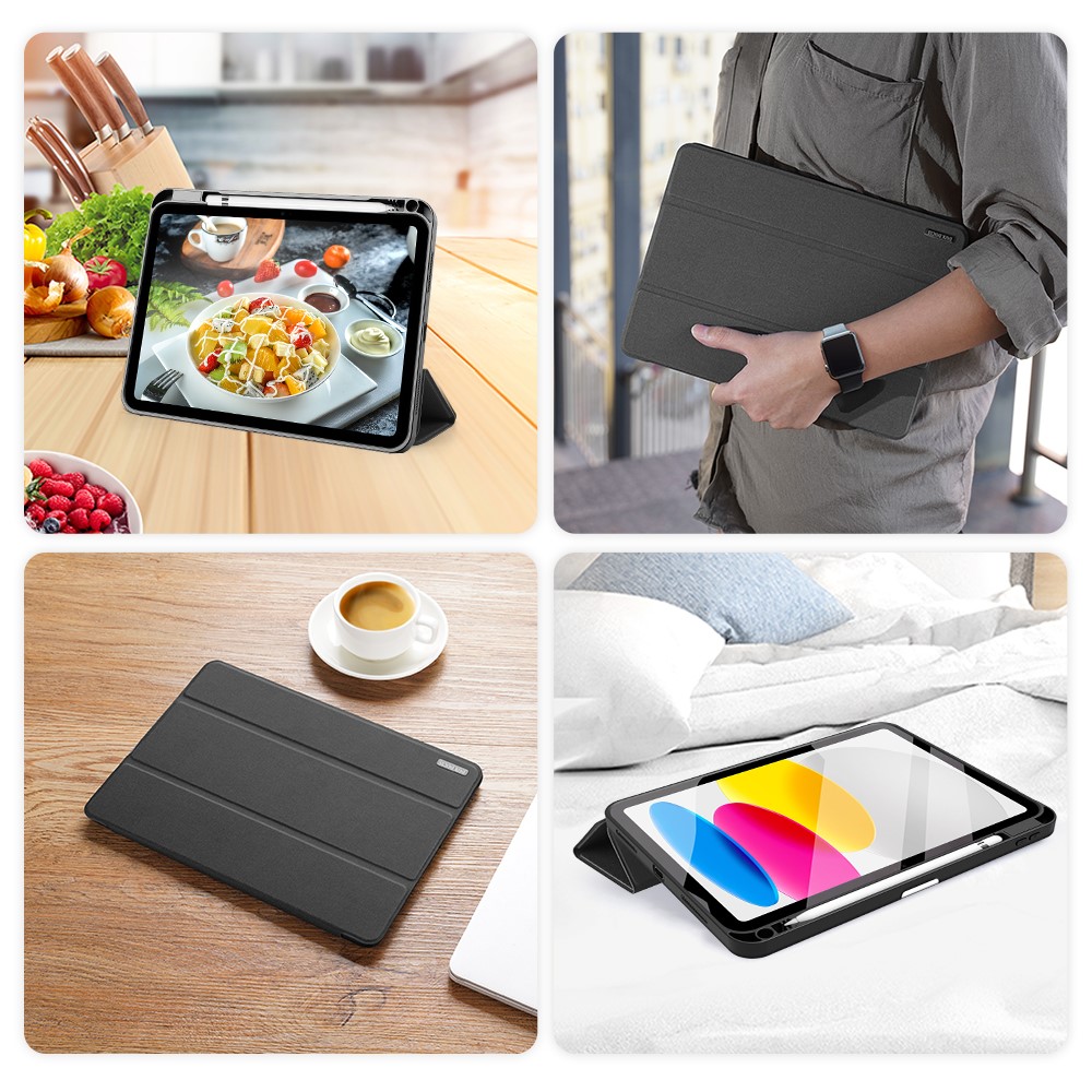 iPad 10.9 2022 - DUX DUCIS Domo Series Black - 8