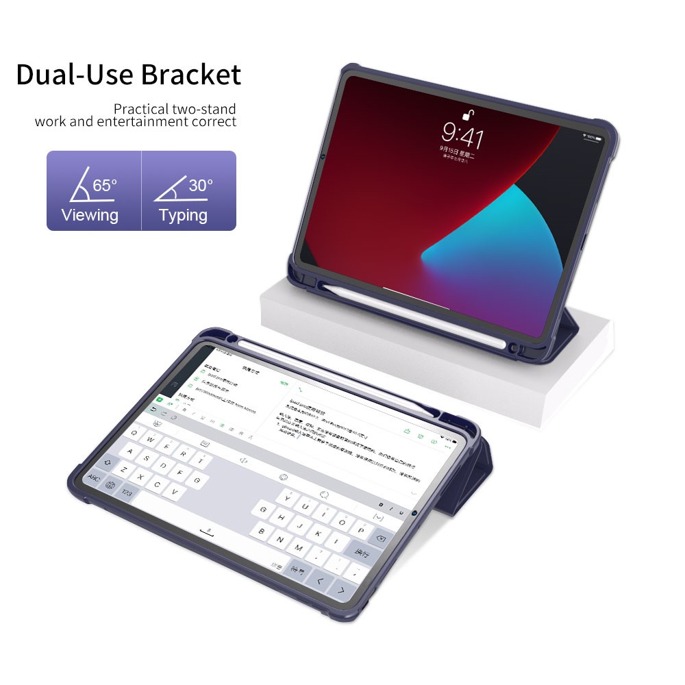iPad 10.9 2022 - Leather Wallet Purple - 2