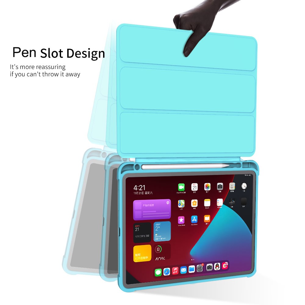 iPad 10.9 2022 - Leather Wallet Purple - 7