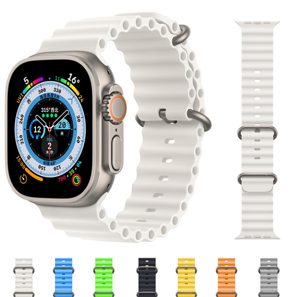 Apple Watch 45/49mm - Ocean Band Starlight - 5