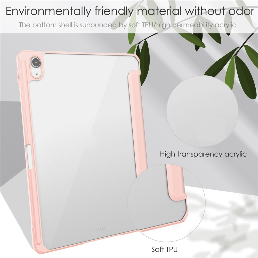iPad Air 11 2024 - PU Leather Acrylic Pink - 8