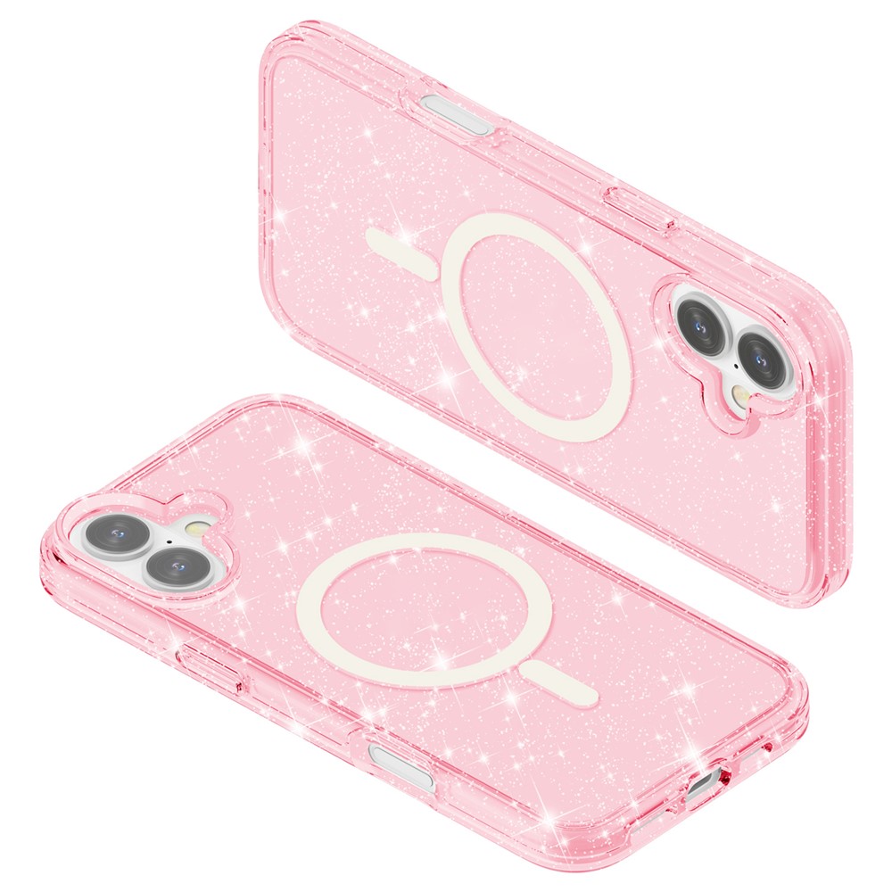 iPhone 16 - Glitter Powder With MagSafe Pink - 5