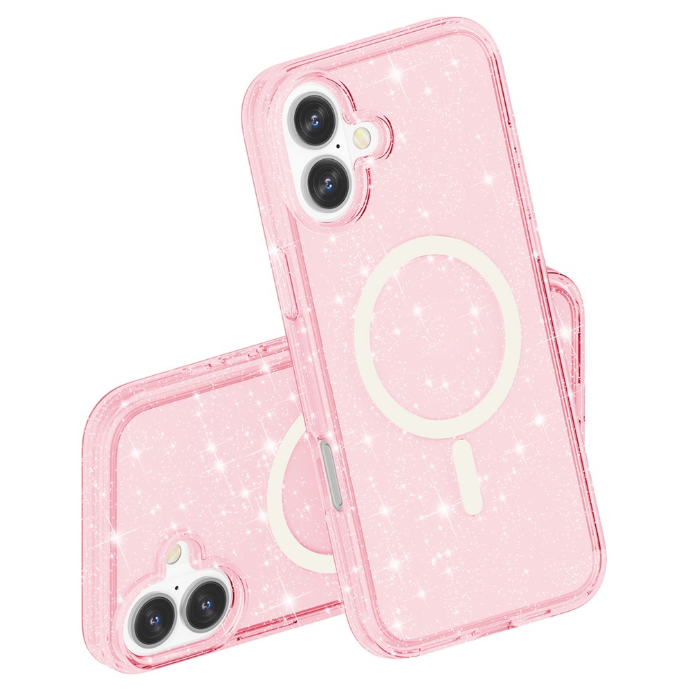 iPhone 16 - Glitter Powder With MagSafe Pink - 6
