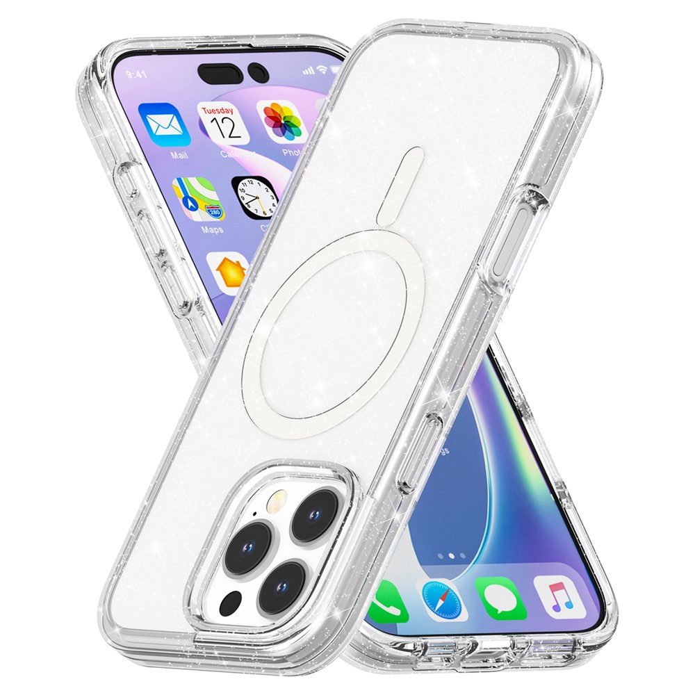 iPhone 16 Pro - Glitter Powder With MagSafe White - 4