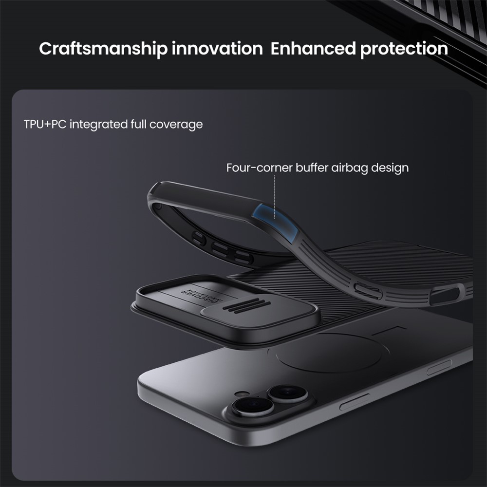 iPhone 16 - NILLKIN CamShield Black - 8