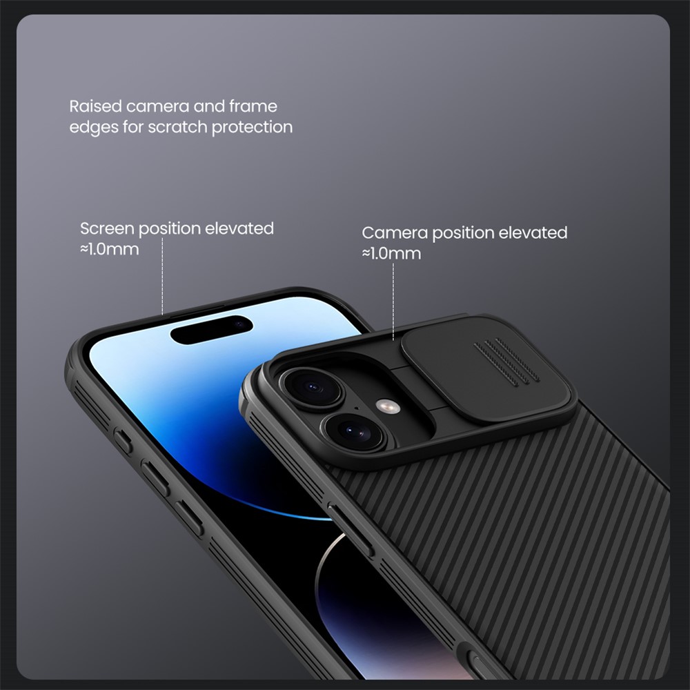 iPhone 16 - NILLKIN CamShield Black - 9