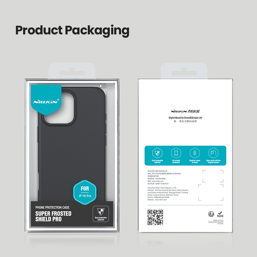 iPhone 16 Pro - NILLKIN Frosted Black - 10