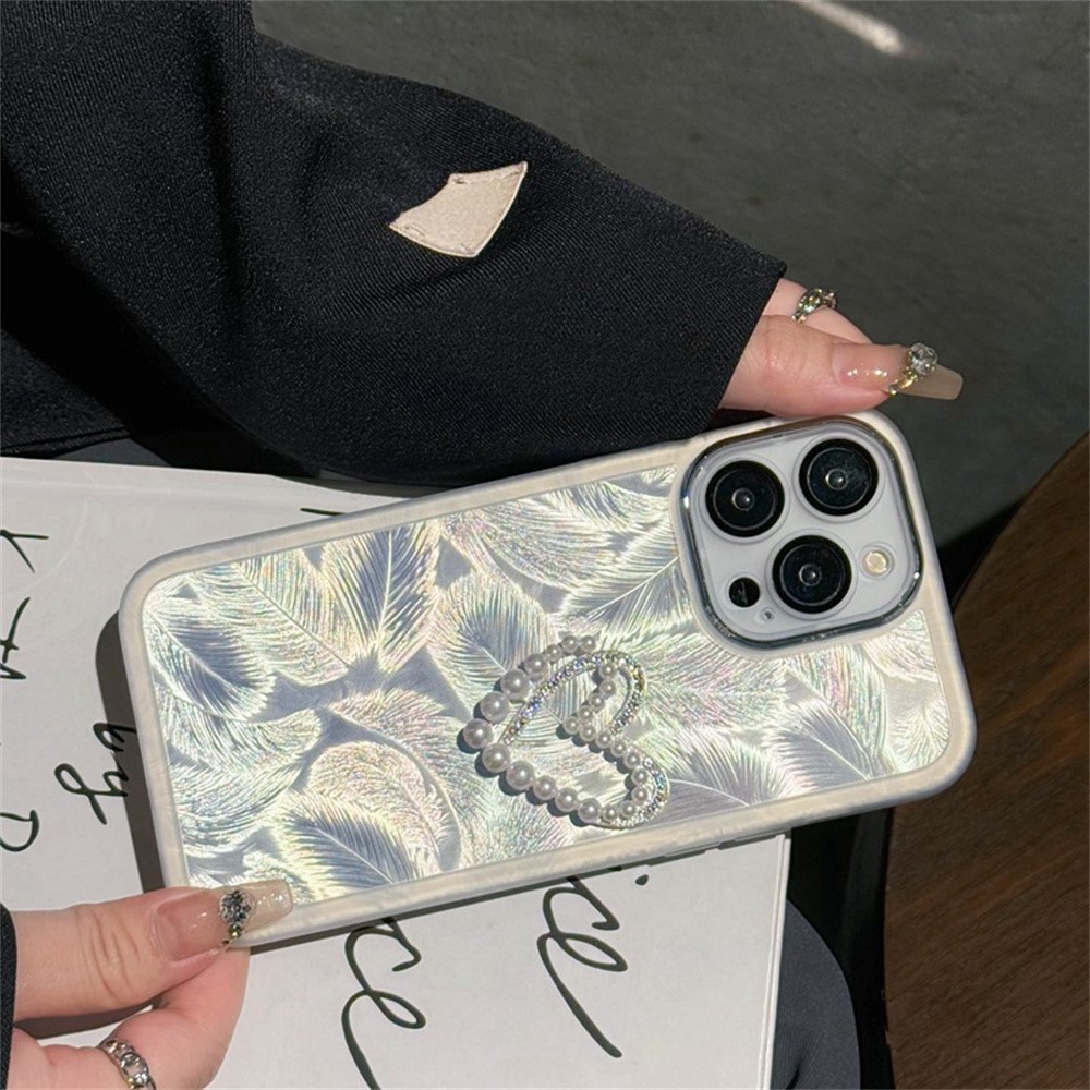 iPhone 16 Pro Max - Electroplating With Beaded Strap Double Love - 4