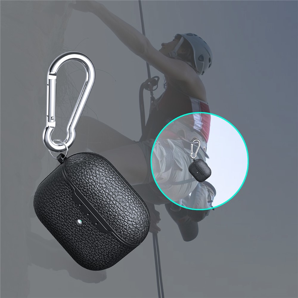 Apple AirPods 4 - Litchi Texture Black - 5