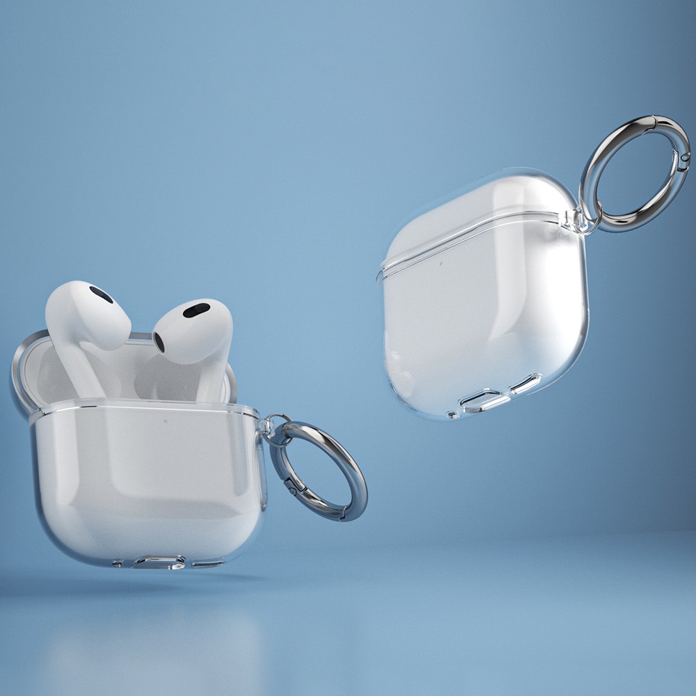 Apple AirPods 4 - TPU Glitter Transparent - 2