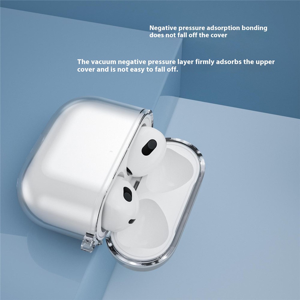 Apple AirPods 4 - TPU Glitter Transparent - 6