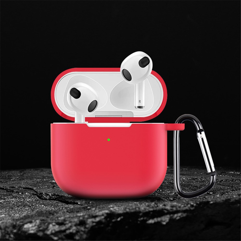 Apple AirPods 4 - Silicone Case With Hook Midnight Blue - 6