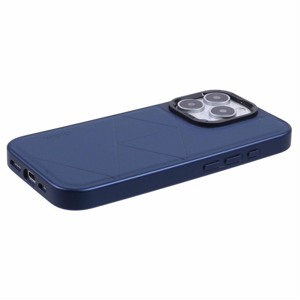 iPhone 16 Pro Max - X-LEVEL Geometric Leather Blue - 5