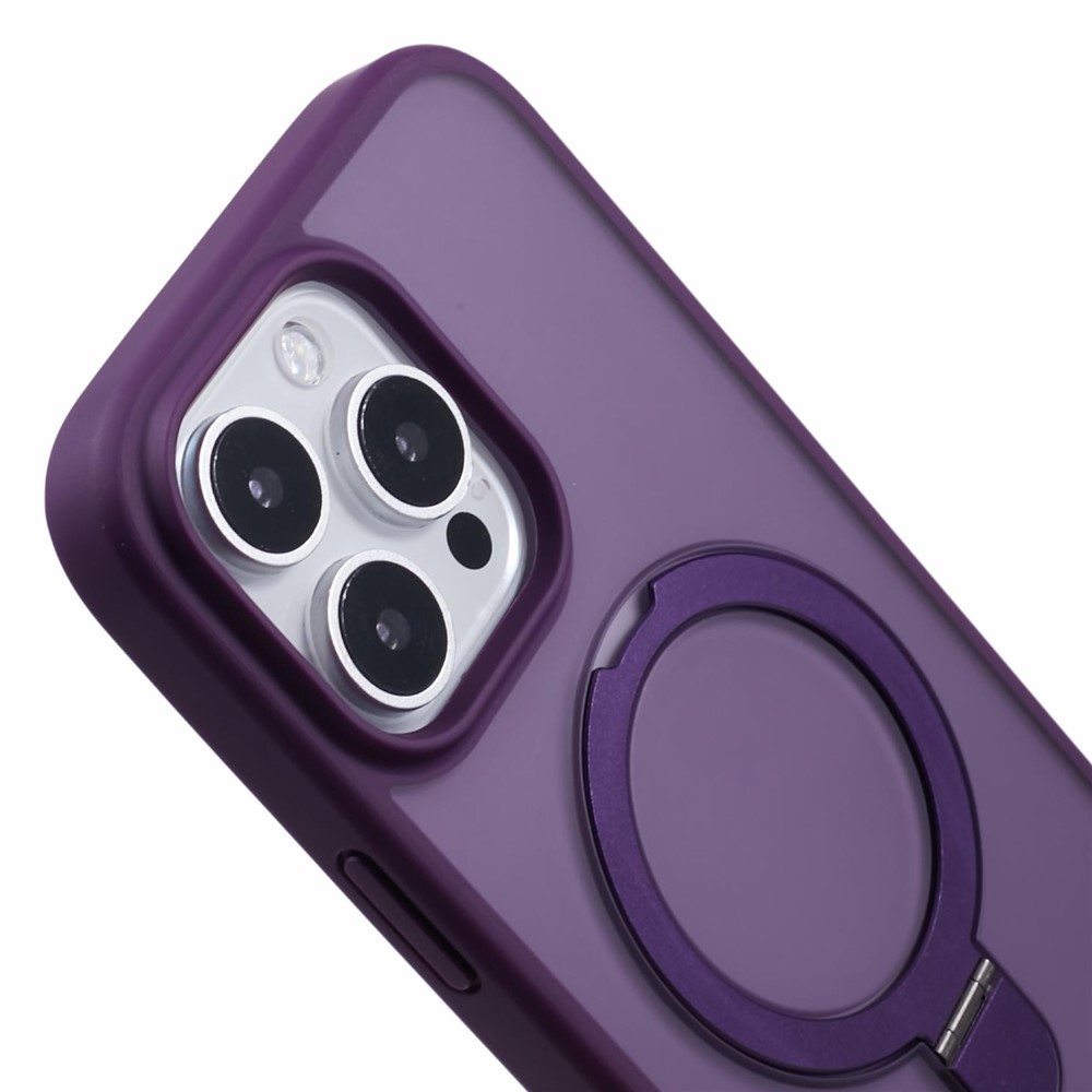 iPhone 16 Pro Max - PC+TPU With Lens Film Dark Purple - 7