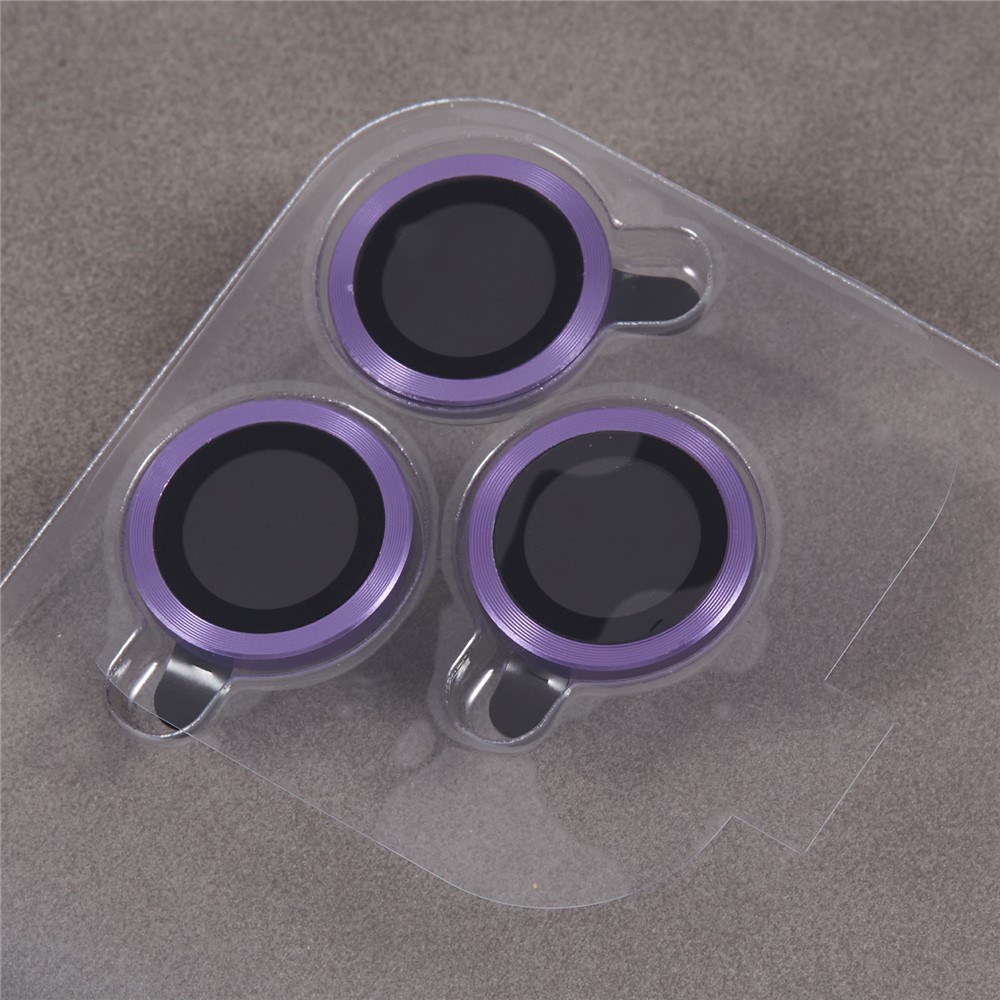 iPhone 16 Pro Max - PC+TPU With Lens Film Dark Purple - 8