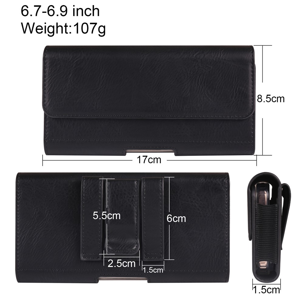 Universal - Horizontal Pouch Black - 10