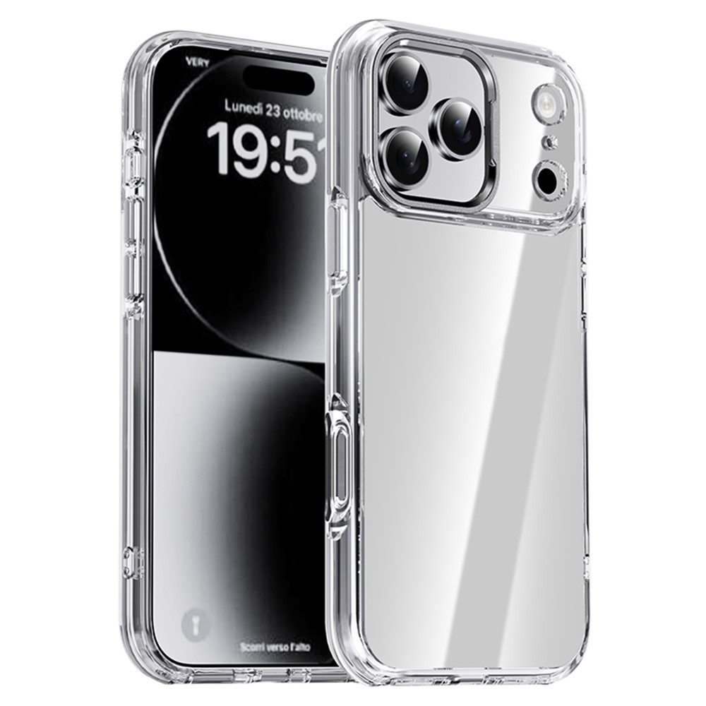 iPhone 17 Pro - IPAKY Metal Lens Shockproof Silver