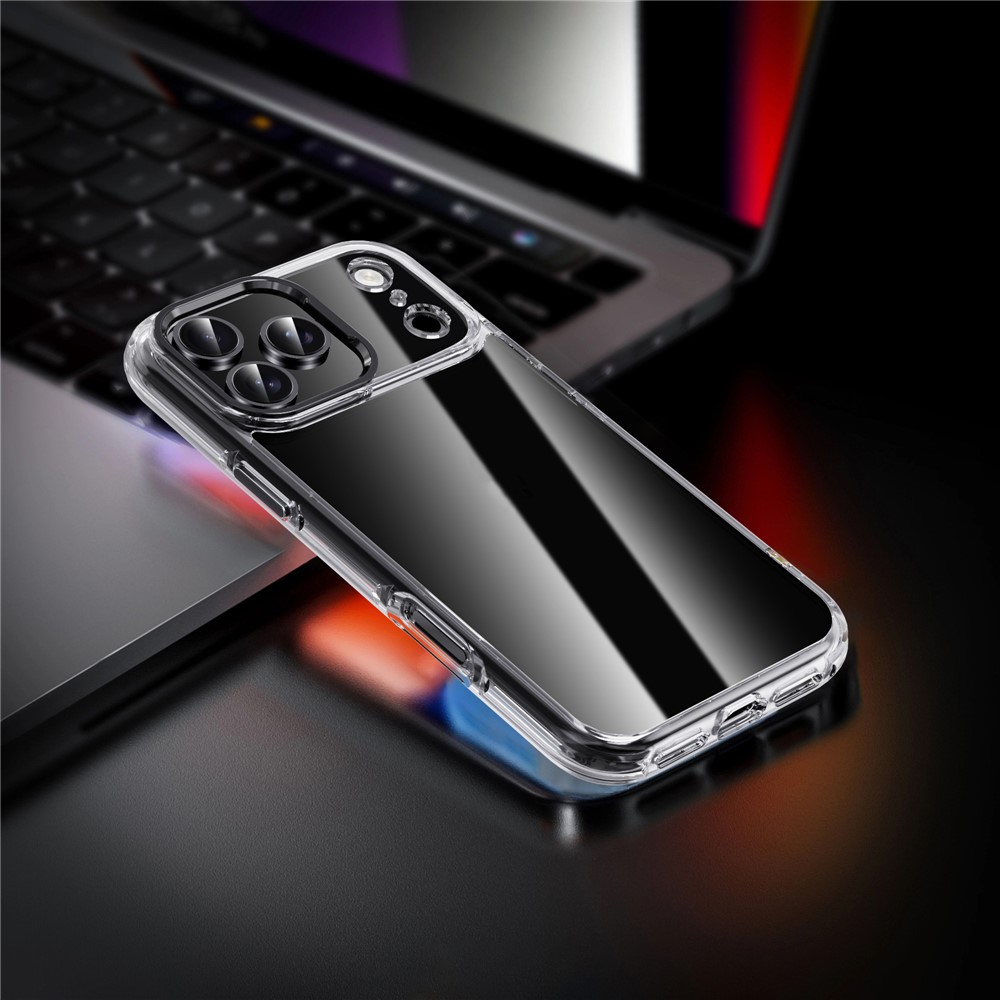 iPhone 17 Pro - IPAKY Metal Lens Shockproof Silver - 10
