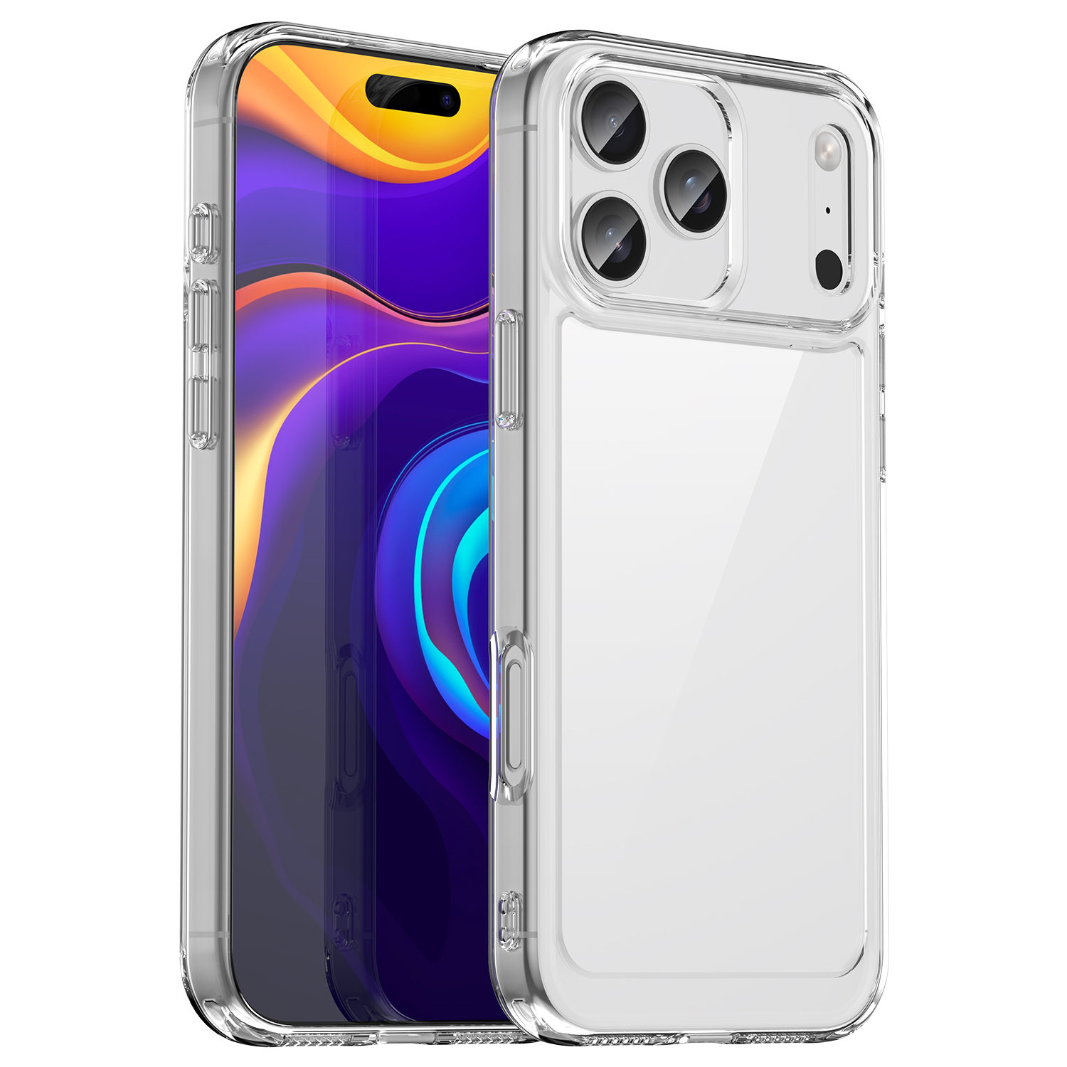 iPhone 17 Pro - WANLONFENG XC With Tempered Glass Transparent - 2