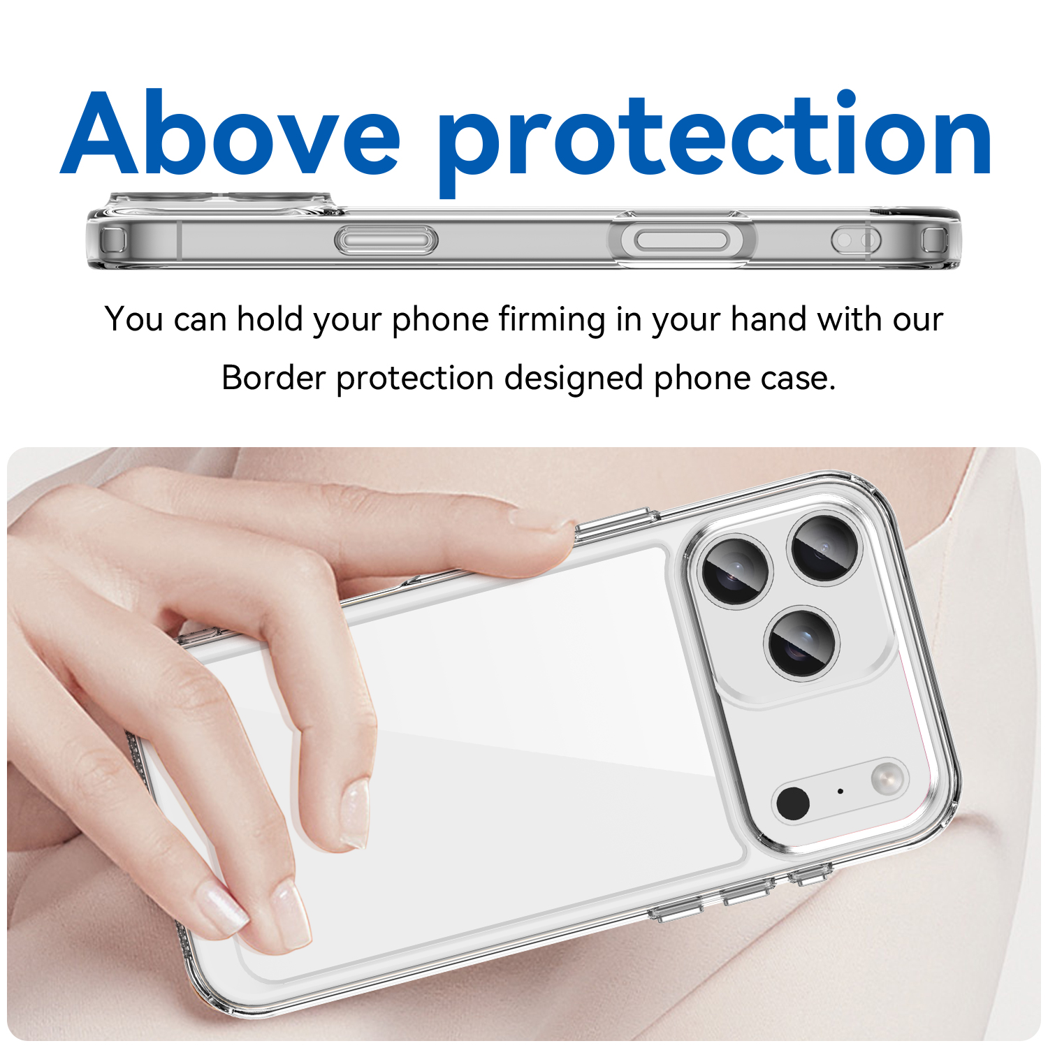 iPhone 17 Pro - WANLONFENG XC With Tempered Glass Transparent - 5