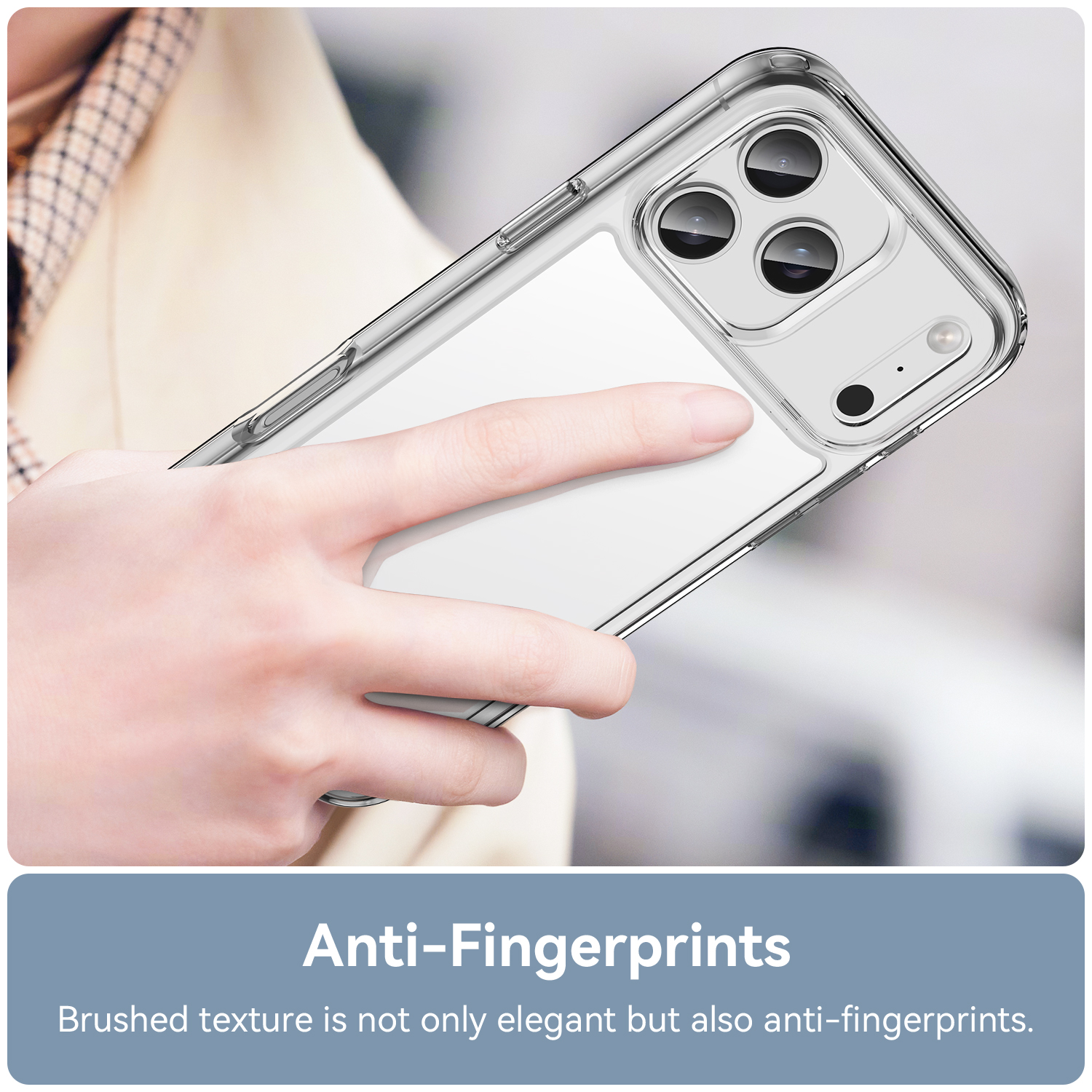 iPhone 17 Pro - WANLONFENG XC With Tempered Glass Transparent - 6