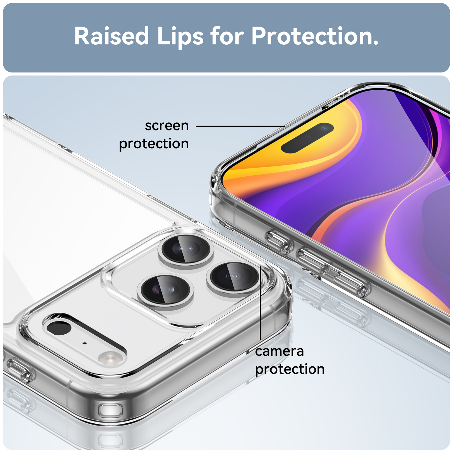 iPhone 17 Pro - WANLONFENG XC With Tempered Glass Transparent - 7