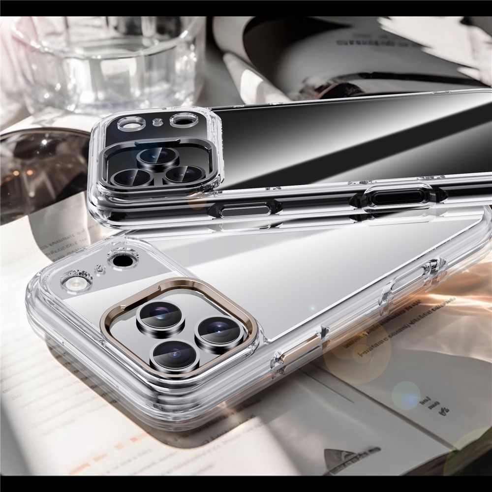 iPhone 17 Pro Max - IPAKY Metal Lens Shockproof Black - 11